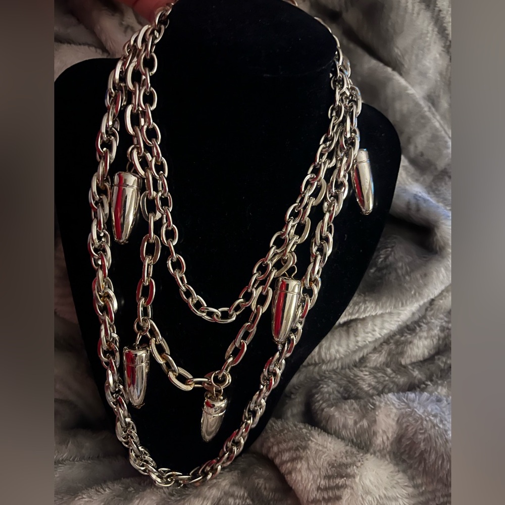 Fake bullet neckclace